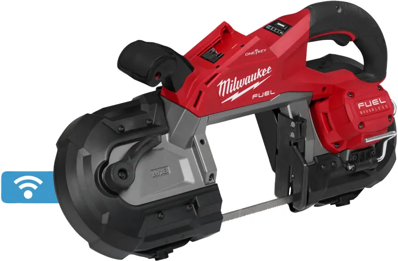 Aku pásová pila Milwaukee M18 FBS127DO-0C s hlubokým řezem a duálním spínačem s funkcí ONE-KEY™ (bez aku) 4933498311 (MI4933498311)